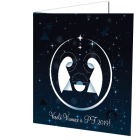 Novoročenka Moderný Betlehem 2 vianocne pozdravy 145vp