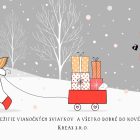 Novoročenka Snehuliak 2 vianocne pozdravy 19vp