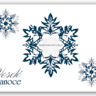 Novoročenka ľadový medveď 4 vianocny pozdrav 100vp p