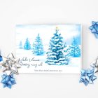 Novoročenka Zasnežená krajinka 1 Novoročenka Zasnežená krajinka