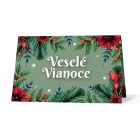 Novoročenka 2026_3 - zelený s vianočnou hviezdou 1 Novoročenka 2026_3 - zelený s vianočnou hviezdou