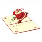 Novoročenka - 3D Santa na saniach 7 vianocny pozdrav 3D santa