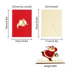 Novoročenka - 3D Santa s darčekom 4 vianocny pozdrav 3D santa 3 1