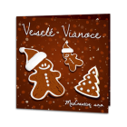 Novoročenka Medovníčky 4 vianocny pozdrav 48vp