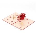 Novoročenka - 3D Santa na saniach 5 vianocny pozdrav santa na saniach 4